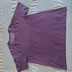 Lululemon Mens Purple Metal Vent Tech Short-Sleeve Shirt XL
